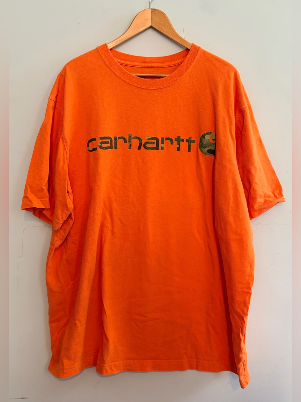 CARHARTT Original Fit Orange Tshirt sz XL
